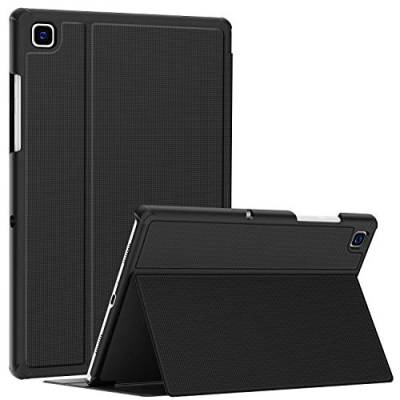 Soke Hülle für Samsung Galaxy Tab A7 10.4 (2020 Modell SM-T500 / T505 / T507), Folio Slim TPU Leder Schutzhülle Smart Cover, mit Auto aufwachen/Schlaf Passt für Galaxy Tab A7 Hülle, Schwarz von Soke