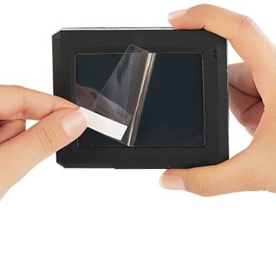 Somikon Handy Schutzfolie: Zuschneidbare Schutzfolie für alle Displays bis 8,8 cm (3,5") (Display-Schutzfolie, Anti-Kratz-Folie für Smartphone) von Somikon