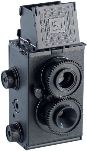 Somikon Kamera Bausatz: Zweiäugige Spiegelreflex-Kamera zum Selberbauen (Kamera Selber Bauen, Spiegelreflexkamera, Experimentierkasten) von Somikon