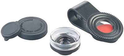 Somikon Objektiv: Mikroskop-Vorsatzlinse CVL-30 für Smartphones, 30-fache Vergrößerung (Handy Objektive, Makro Objektiv, Smartphone Lupe) von Somikon