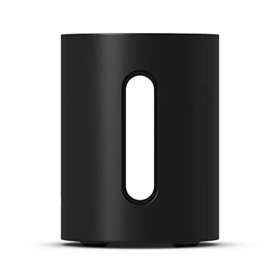 Sonos Sub Mini (Schwarz) – Der WLAN-Subwoofer für tiefen Bass von Sonos