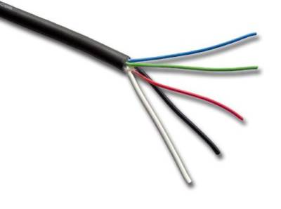 RGBW-Kabel 5-adrig, schwarz (4x0,25qmm & 1x0,8qmm) von Sonstige