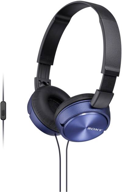 MDR-ZX 310 APL Kopfhörer mit Kabel blau von Sony