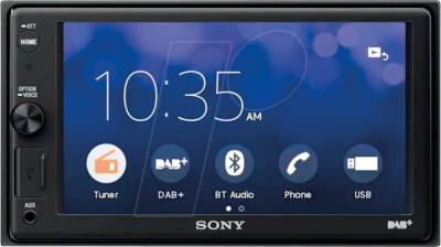 SONY XAV-AX1005K - KFZ Moniceiver 2-DIN, Apps, DAB+, BT, Alexa, iPhone von Sony