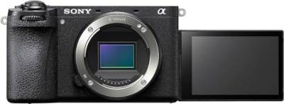 Sony Alpha 6700 Spiegellose APS-C Digitalkamera, KI-basierter Autofokus, 5-Achsen-Bildstabilisierung, 4k 120p Video, neigbares Touch-Display für Vlogging & Selfies, Webcam von Sony