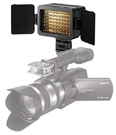 Sony HVL-LE1 LED Videoleuchte (bis zu 1800 Lux, schwenkbar, Dauerlicht, geeignet für Camcorder und Kameras) von Sony