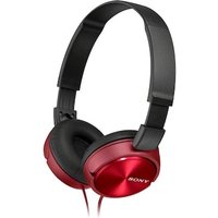 Sony MDR-ZX310APR On Ear Kopfhörer mit Headsetfunktion - Rot von Sony