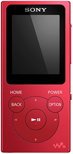 Sony NW-E394 Walkman 8GB (Speicherung von Fotos, UKW-Radio-Funktion) rot von Sony