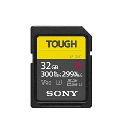 Sony SF-G32T SD-Speicherkarte (32 GB, UHS-II, SD Tough, G Serie) von Sony