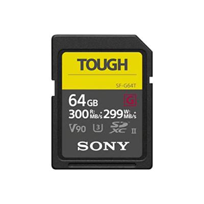 Sony SF-G64T SD-Speicherkarte (64 GB, UHS-II, SD Tough, G Serie) von Sony