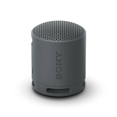 Sony SRS-XB100 - Kabelloser Bluetooth-Lautsprecher, tragbar, leicht, kompakt, Outdoor, Reise, langlebig, IP67 wasser- und staubdicht, 16 Std Akku, Trageriemen, Freisprechfunktion, schwarz von Sony