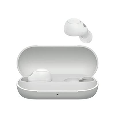 Sony WF-C700N kabellos, Bluetooth, Noise Cancelling Kopfhörer (kleine, leichte Kopfhörer mit Bluetooth Multipoint Connection, IPX4, bis zu 20h Akkulaufzeit, Schnellladung, iOS & Android) Weiß von Sony