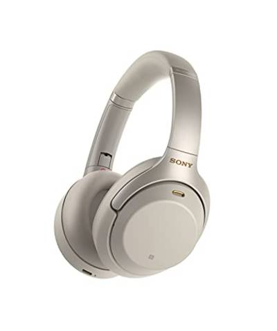 Sony WH-1000XM3 kabellose Bluetooth Noise Cancelling Kopfhörer (30h Akku, Touch Sensor, Headphones Connect App, Schnellladefunktion, Amazon Alexa, wireless) Silber von Sony