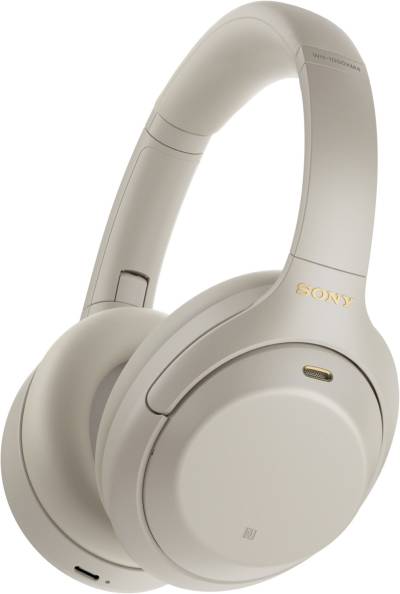 Sony WH-1000XM4 kabellose Bluetooth Noise Cancelling Kopfhörer Headset mit Mikrofon silber von Sony