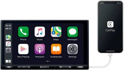 Sony XAV-AX5550D 2DIN DAB Bluetooth USB Android Apple CarPlayradio Autoradio von Sony