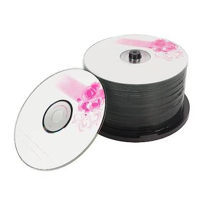 Sorandy Leere CD-R-Discs, 52 X 730 MB, Beschreibbar, Hohe Geschwindigkeit Zum Speichern Digitaler Bilder, Musik, Datensicherung (50 STÜCK) von Sorandy