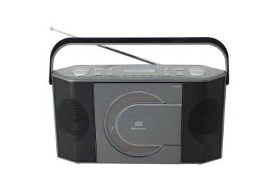 Soundmaster RCD1770AN tragbares Digitalradio DAB+ UKW-PLL USB CD Player MP3 Uhr Digitalradio (DAB) (DAB+, UKW-RDS, 2 W, schmale Bauweise, kompakt, vertikaler CD-Player, Fensterbank, Küche) von Soundmaster