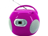 Soundmaster SCD2120, 1,33 kg, Pink, Tragbarer CD-Player von Soundmaster