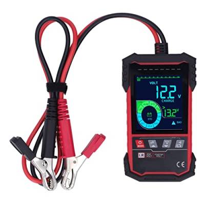 Auto Batterie Tester CCA Last Tester Kfz-Licht Maschine Tester Digital Auto Batterie Analysator für Auto LKW Marine Motorrad SUV Boot von Spacnana