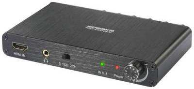 SpeaKa Professional Audio Extraktor [HDMI - Cinch] 3840 x 2160 Pixel, 4096 x 2160 Pixel von SpeaKa Professional