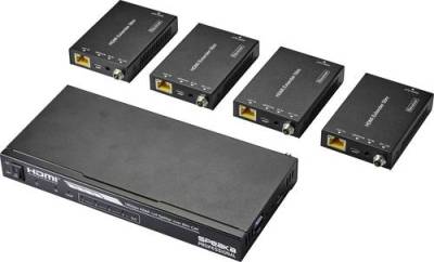 SpeaKa Professional SP-HDS-700 HDMI® HDMI Extender über Netzwerkkabel RJ45 50m von SpeaKa Professional