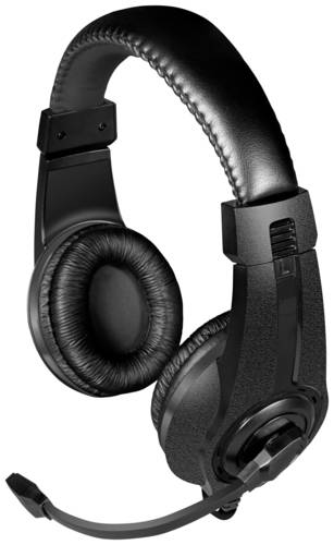 SpeedLink LEGATOS Gaming Over Ear Headset kabelgebunden Stereo Schwarz Headset von Speedlink