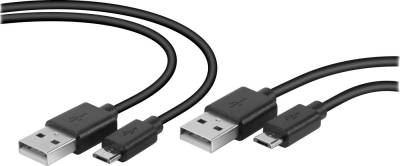 Speedlink STREAM Play & Charge Spielkonsolenzubehörkabel, Micro-USB, Typ A (NEMA-1) (300 cm), USB Kabel Set für PS4 von Speedlink