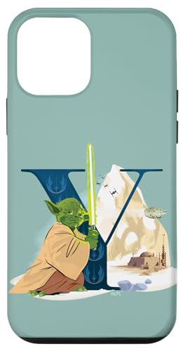 Hülle für iPhone 12 mini Star Wars Disney Alphabet Monogramm Buchstabe Y für Yoda von Star Wars