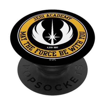 PopSockets Star Wars Jedi Academy Gold Emblem - PopSockets Ausziehbarer Sockel und Griff für Smartphones und Tablets von Star Wars