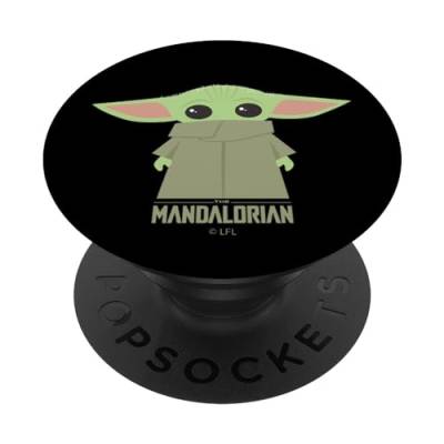 PopSockets Star Wars The Mandalorian The Child Hidden Face Cute Cartoon PopSockets PopGrip: Ausziehbarer Sockel und Griff für Handys/Tablets mit Tauschbarem Top von Star Wars