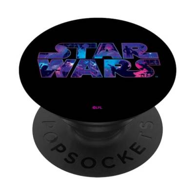 Star Wars Logo 90s Galaxy PopSockets mit austauschbarem PopGrip von Star Wars