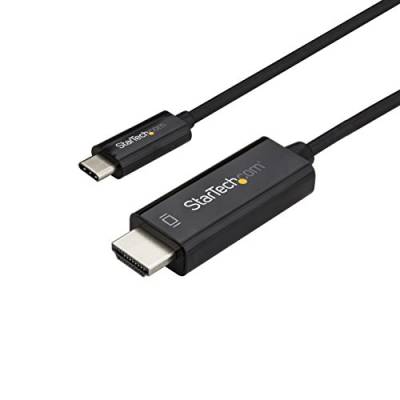 StarTech.com 2m USB-C auf HDMI Kabel - Monitorkabel - 4K bei 60Hz - USB Typ C zu HDMI Kabel - Schwarz von StarTech.com