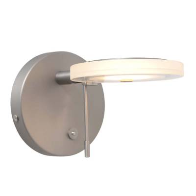 LED Wandleuchte, Touchdimmer, silber, H 17 cm von Steinhauer