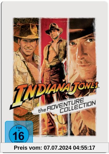 Indiana Jones Trilogie (Steelbook) [3 DVDs] von Steven Spielberg
