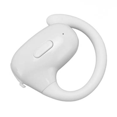 Syrisora ​​Open-Ear-Clip-Kopfhörer, Bluetooth 5.3, IPX6, Wasserdicht, Stilvoll, Leicht, Langlebig, HiFi-Stereo-Sound, Kabellose Ohrhörer (Weiß) von Syrisora