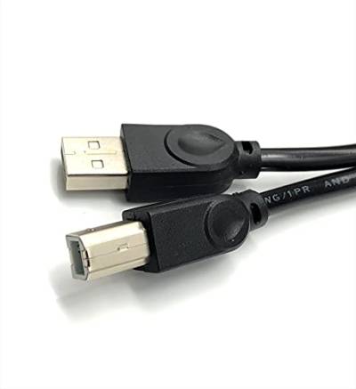 T-ProTek USB Kabel Drucker Druckerkabel Scanner Anschluss kompatibel für Brother PT-2730 von T-ProTek