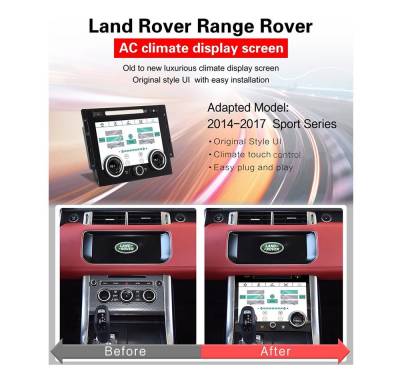 TAFFIO F. Land Rover Range Rover Sport 2013- 2017 10Touch AC Kontrollpanel Navigationsgerät" von TAFFIO