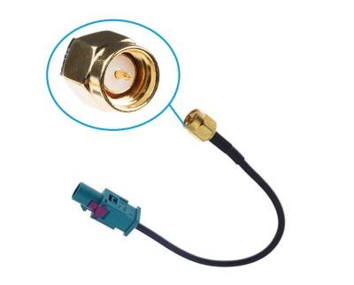 TAFFIO Fakra to SMA GSM GPS DAB DVB-T Antennen Adapter Cable KFZ Adapter von TAFFIO