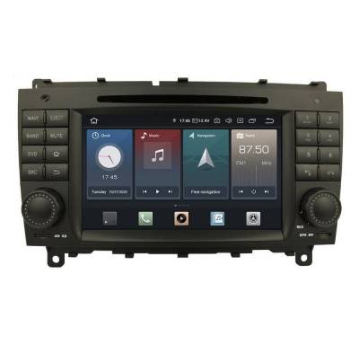 TAFFIO Für Mercedes CLK W209 7 Touchscreen Android Autoradio DVD CarPlay Einbau-Navigationsgerät" von TAFFIO