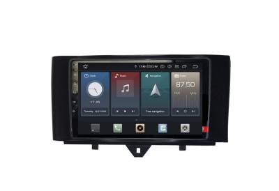 TAFFIO Für Smart 9 Touchscreen Android Autoradio GPS CarPlay AndroidAuto Einbau-Navigationsgerät" von TAFFIO