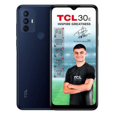 TCL 30E - Smartphone 64GB, 3GB RAM, Dual SIM, Atlantic Blue von TCL