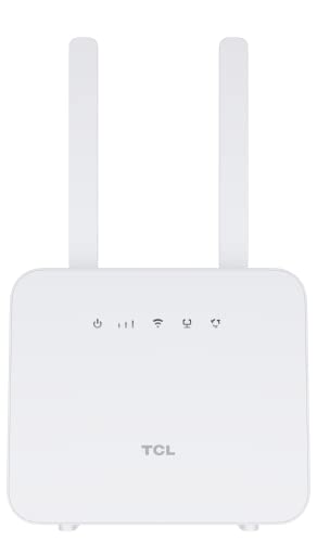 TCL LinkHub HH42CV2 Home Station Router 4G, LTE (CAT.4), Unterstützung SIM-Karte, WiFi, Hotspot bis zu 32 Benutzer, White [Italien] von TCL