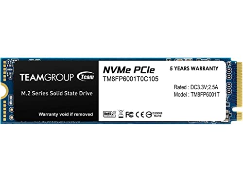 Team Group MP33 1TB PCIe Gen3 x4 NVMe M.2 SSD 1800/1500 MB/s von TEAMGROUP