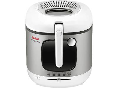 TEFAL FR4800 Mega XXL Fritteuse 2100 Watt Weiß/Schwarz/Silber von TEFAL