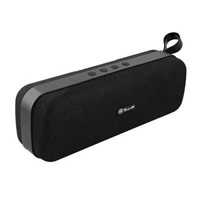 TELLUR Loop Bluetooth Lautsprecher mit Radio, 10W, Kompakte Musikbox Bluetooth mit True Wireless Stereo, Radio Bluetooth Box, Freisprechfunktion, USB, MicroSD/TF-Steckplatz, AUX-Buchse 3,5 mm, BT 5.0 von TELLUR