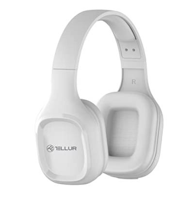 TELLUR Pulse Bluetooth Kopfhörer Over Ear, BT5.0, Integriertes Mikrofon für Freisprechanrufe, HD Hi-Fi Sound, 40mm Treiber mit Bassverstärkung, Leichtes Design und Weiche Ohrpolster von TELLUR
