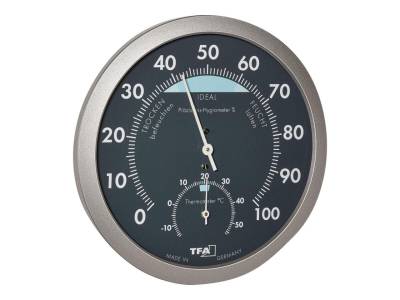 TFA® Thermometer 45.2043.51 schwarz/silber von TFA®