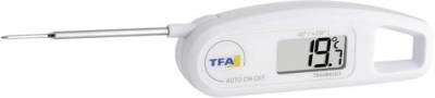 TFA Dostmann 30.1047 Küchen-Thermometer Abschaltautomatik gemäß HACCP und EN 13485, Strahlwasserg von TFA Dostmann