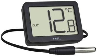 TFA Dostmann Thermometer Schwarz von TFA Dostmann