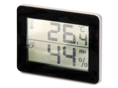 TFA Digitales Thermo-Hygrometer 30.5027.01, schwarz von TFA